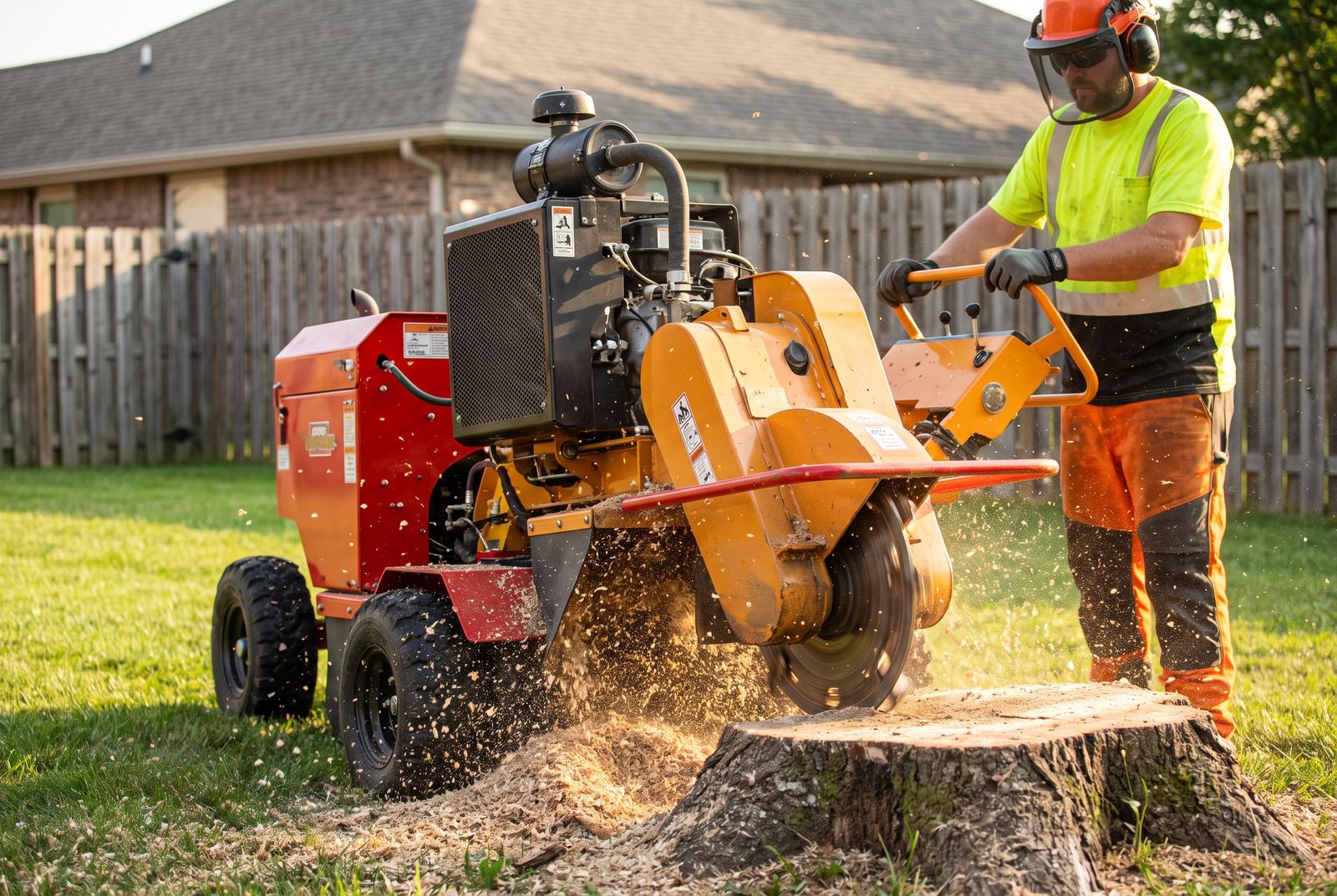 Stump grinding